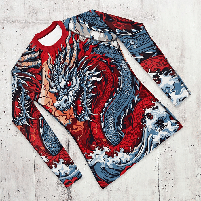 rashguard dragon oriental homme rashu