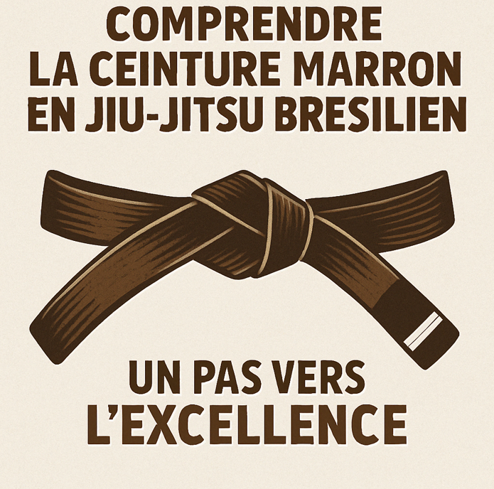 ceinture marron jjb